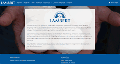 Desktop Screenshot of lambertspawn.com