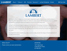 Tablet Screenshot of lambertspawn.com